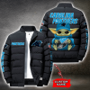 NFL Carolina Panthers Custom Name Baby Yoda Down Jacket Puffer Jacket PJ055