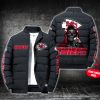 NFL Kansas City Chiefs Custom Name Skull Down Jacket Puffer Jacket PJ043