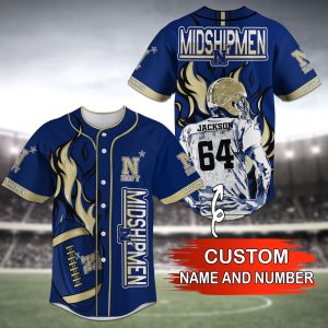 Navy Midshipmen NCAA Baseball Jersey Personalized 2023 BJ2291
