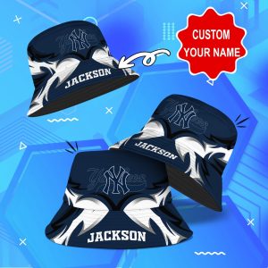 New York Yankees MLB Bucket Hat Personalized SBH304