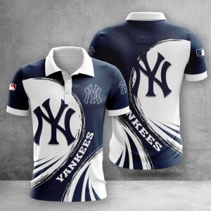 New York Yankees Polo Shirt Golf Shirt 3D PLS2400