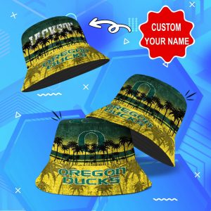 Oregon Ducks NCAA Bucket Hat Personalized SBH275