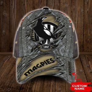 Personalized Collingwood Magpies Australian Flag 3D Classic Baseball Cap CGI271