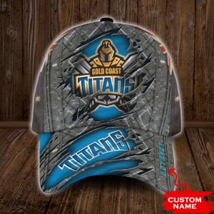 Personalized Gold Coast Titans NRL 3D Classic Baseball Cap CGI555