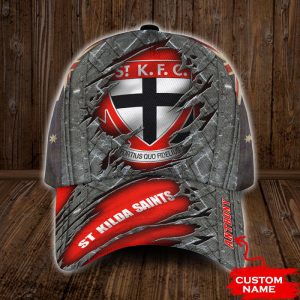 Personalized St Kilda Saints AFL 3D Classic Baseball Cap CGI632