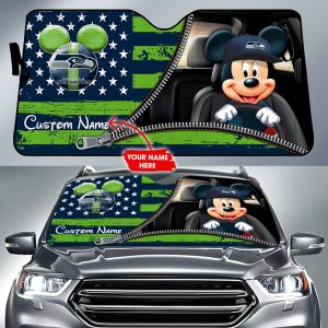 Seattle Seahawks NFL Football Team Car Sun Shade CSS0719