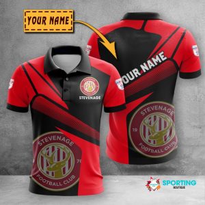 Stevenage Football Club Polo Shirt Golf Shirt 3D PLS366