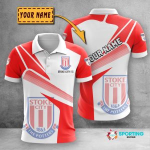 Stoke City F.C Polo Shirt Golf Shirt 3D PLS414