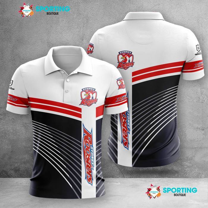 Sydney-Roosters-Polo-Shirt-Golf-Shirt-3D-PLS1514 Sydney Roosters Polo Shirt Golf Shirt 3D PLS1514
