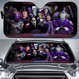TCU Horned Frogs NCAA Halloween Car Sun Shade CSS0601
