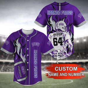 Tcu Horned Frogs NCAA Baseball Jersey Personalized 2023 BJ2493