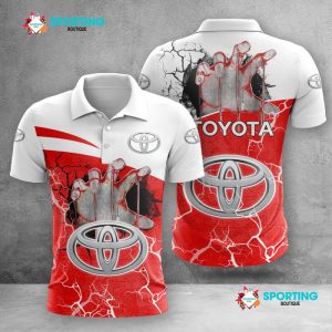 Toyota Polo Shirt Golf Shirt 3D PLS1011