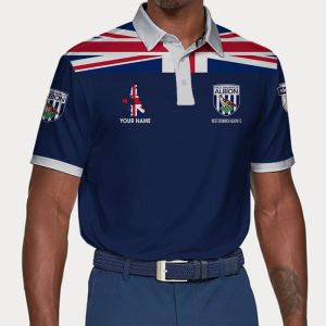 West Bromwich Albion F.C Polo Shirt Golf Shirt 3D PLS1876