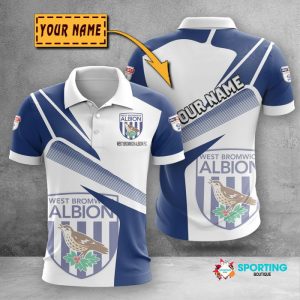West Bromwich Albion F.C Polo Shirt Golf Shirt 3D PLS410