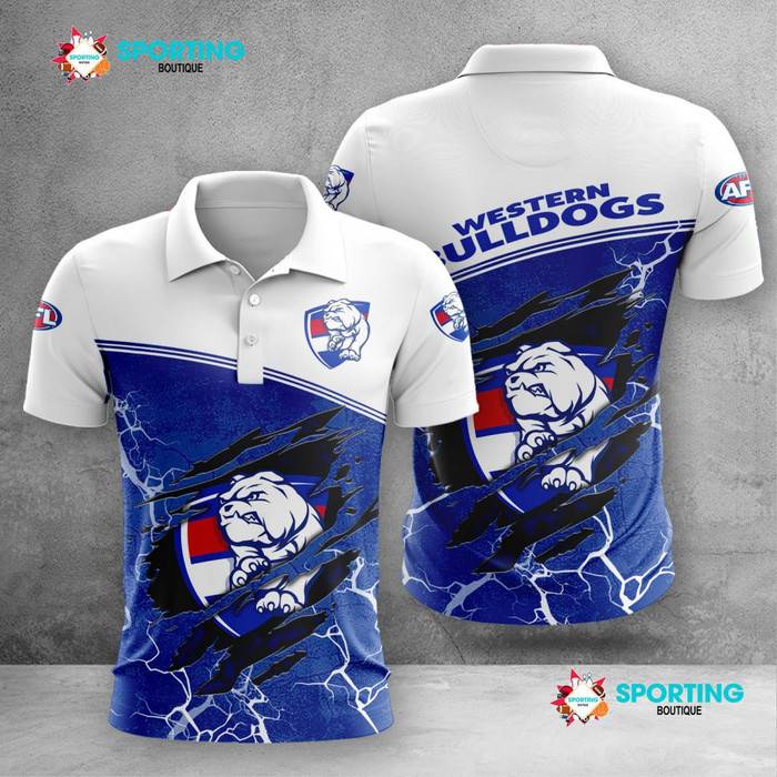 Western-Bulldogs-Polo-Shirt-Golf-Shirt-3D-PLS1192 Western Bulldogs Polo Shirt Golf Shirt 3D PLS1192