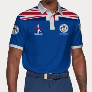 Wigan Athletic Polo Shirt Golf Shirt 3D PLS1904
