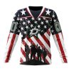 Custom NHL Dallas Stars Specialized Kits For Honor US's Military Unisex Sweatshirt SWS1056
