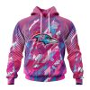 Customized NFL Baltimore Ravens I Pink I Can Fearless Again Breast Cancer Unisex Hoodie TH0909