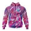 Customized NFL Chicago Bears I Pink I Can Fearless Again Breast Cancer Unisex Hoodie TH0927