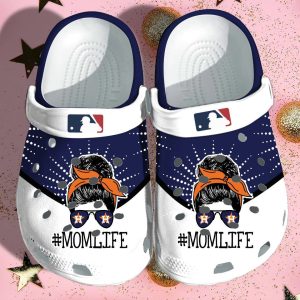 Houston Astros Crocs Crocband Clog Comfortable Water Shoes BCL1737