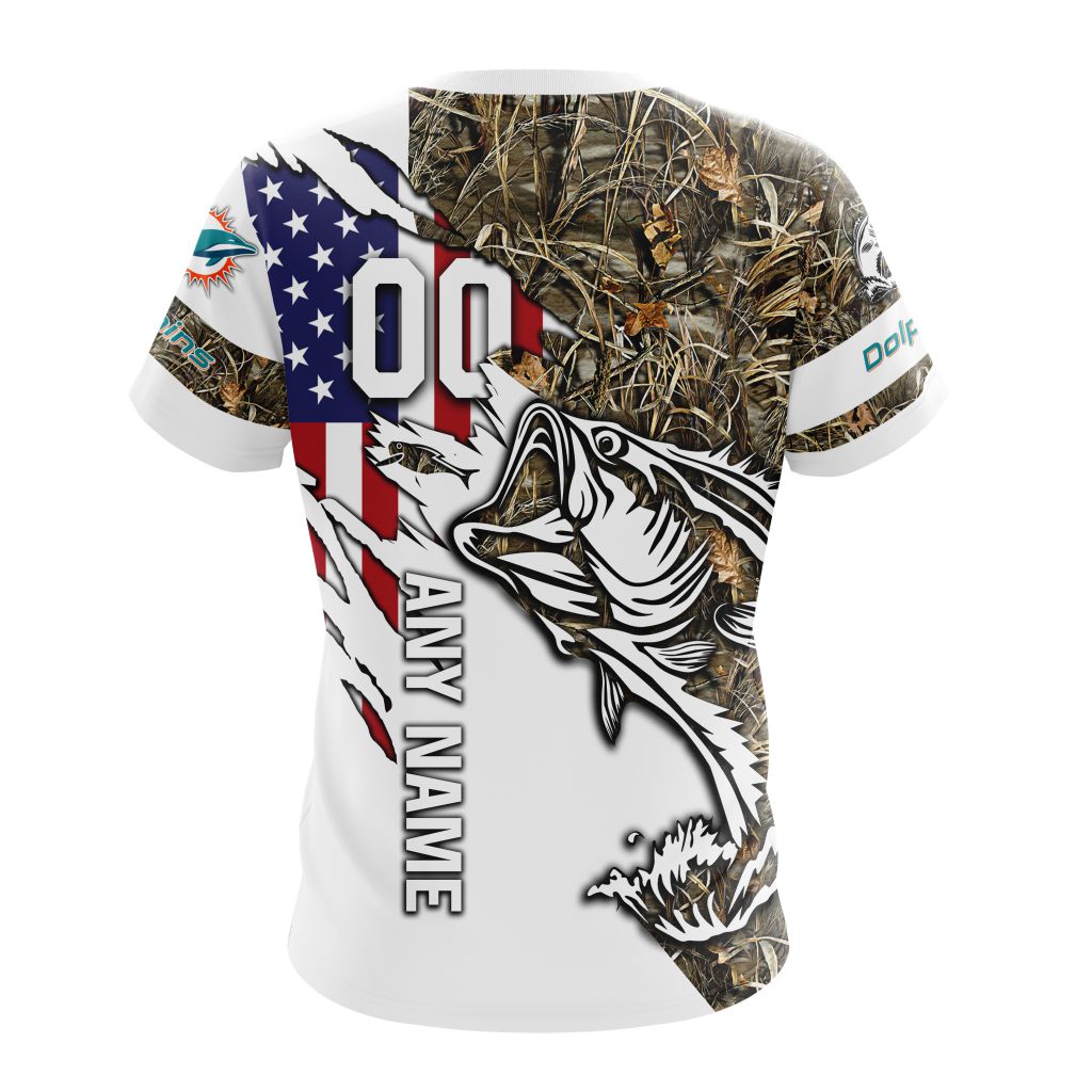 Personalized-NFL-Miami-Dolphins-Fishing-With-Flag-Of-The-United-States-Unisex-Tshirt-TS3422-1
