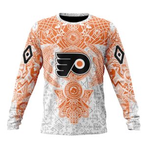 Personalized NHL Philadelphia Flyers Special Norse Viking Symbols Unisex Sweatshirt SWS3103
