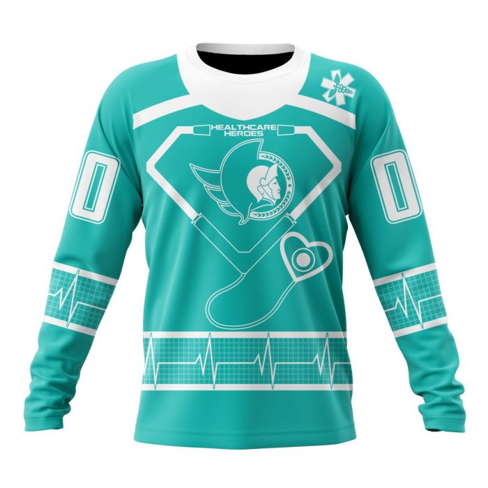 Personalized Ottawa Senators Special Design Honoring Healthcare Heroes Unisex Sweatshirt SWS3738