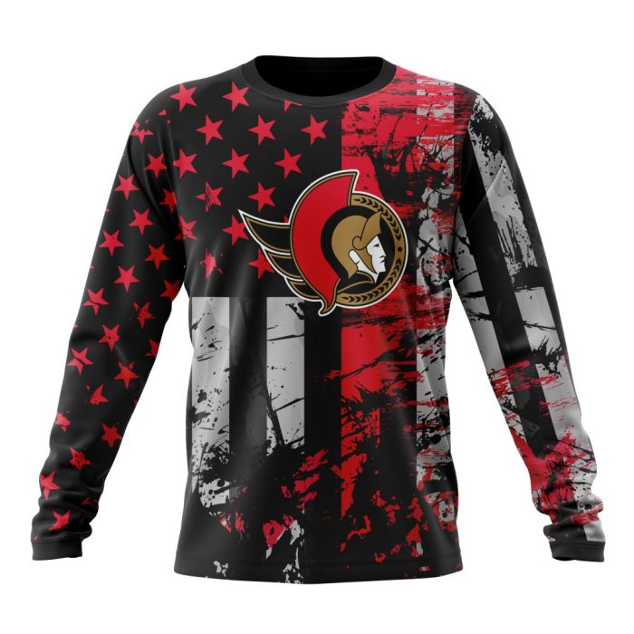 Personalized Ottawa Senators Specialized Jersey For America Unisex Sweatshirt SWS3740