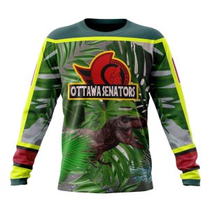 Personalized Ottawa Senators Specialized Jersey Hockey For Jurassic World Unisex Sweatshirt SWS3741