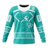 Personalized San Jose Sharks Special Design Honoring Healthcare Heroes Unisex Sweatshirt SWS3762