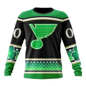 Personalized St. Louis Blues Specialized Hockey Celebrate St Patrick's Day Unisex Sweatshirt SWS3780