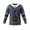 Personalized Tampa Bay Lightning Dark Norse Viking Symbols Unisex Sweatshirt SWS3785