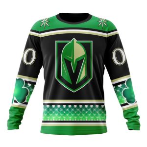 Personalized Vegas Golden Knights Specialized Hockey Celebrate St Patrick's Day Unisex Sweatshirt SWS3816