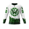 Personalized Washington Capitals Happy St.Patrick Days Unisex Sweatshirt SWS3822