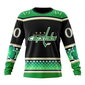 Personalized Washington Unisex Kitsitals Specialized Hockey Celebrate St Patrick's Day Unisex Sweatshirt SWS3828