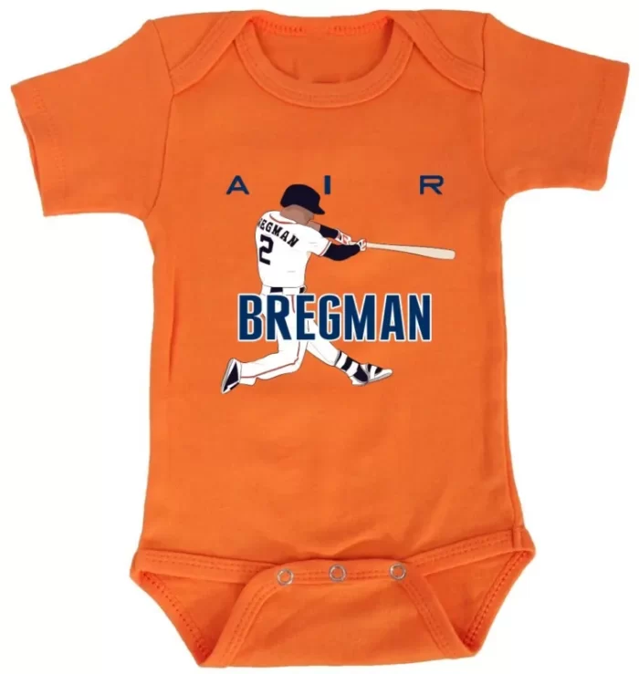 Baby Onesie Alex Bregman Houston Astros "Air" Creeper Romper