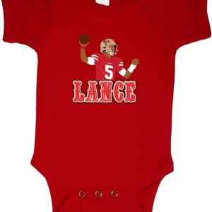 Baby Onesie Trey Lance San Francisco 49Ers Pic Creeper Romper