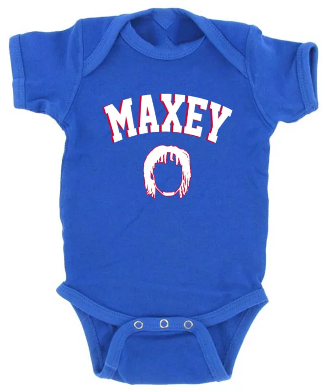 Baby Onesie Tyrese Maxey Philadelphia 76Ers Philly Logo Creeper Romper