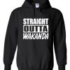 Blank Panther Wakanda "Straight Outta Wakanda" Hoodie Hooded Sweatshirt