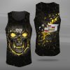 Cadillac Skull Unisex Tank Top Basketball Jersey Style Gym Muscle Tee JTT577