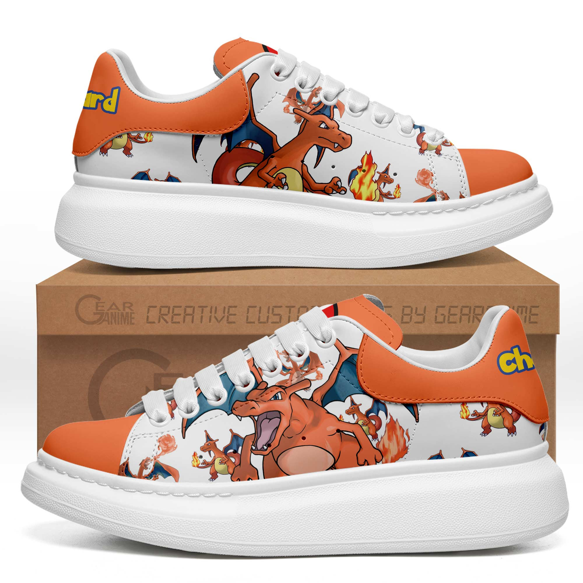 Charizard-MQ-Shoes-Custom-Sneakers-GMQ012 Charizard MQ Shoes Custom Sneakers GMQ012