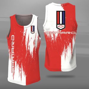 Chevrolet Camaro Unisex Tank Top Basketball Jersey Style Gym Muscle Tee JTT011