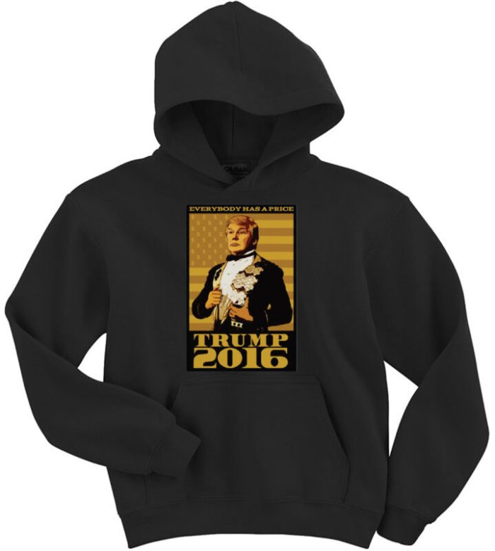Donald Trump Million Dollar Man 2016 President Hooded Sweatshirt Hoodie