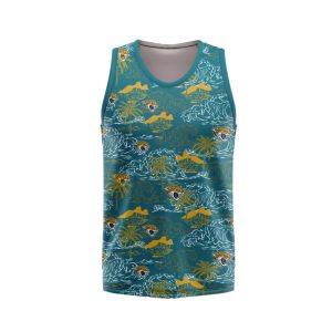 Jacksonville Jaguars Unisex Tank Top Basketball Jersey Style Gym Muscle Tee JTT985