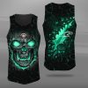 Jaguar Skull Unisex Tank Top Basketball Jersey Style Gym Muscle Tee JTT616