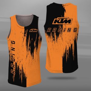 KTM Unisex Tank Top Basketball Jersey Style Gym Muscle Tee JTT045