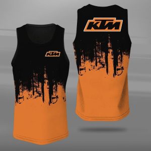 KTM Unisex Tank Top Basketball Jersey Style Gym Muscle Tee JTT609