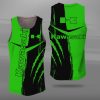 Kawasaki Unisex Tank Top Basketball Jersey Style Gym Muscle Tee JTT100