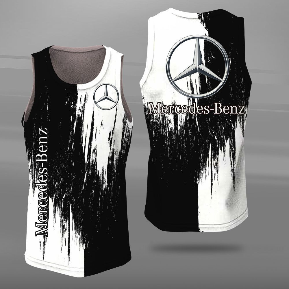 Mercedes-Benz-Unisex-Tank-Top-Basketball-Jersey-Style-Gym-Muscle-Tee-JTT638 Mercedes Benz Unisex Tank Top Basketball Jersey Style Gym Muscle Tee JTT638