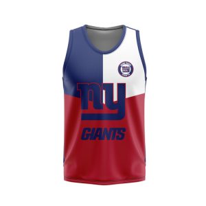 New York Giants Unisex Tank Top Basketball Jersey Style Gym Muscle Tee JTT928
